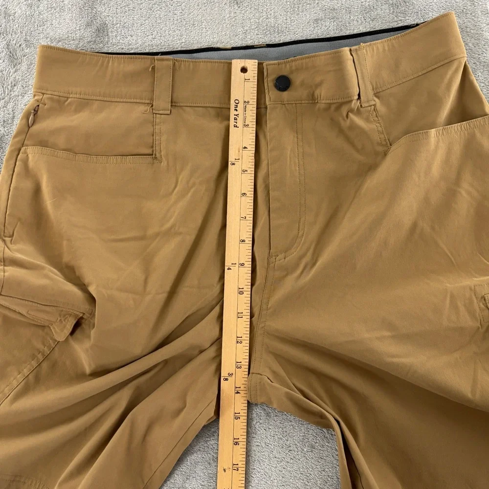 Orvis Tech‎ Cargo Shorts Mens 38 Brown Stretch Comfort Pockets 9.75